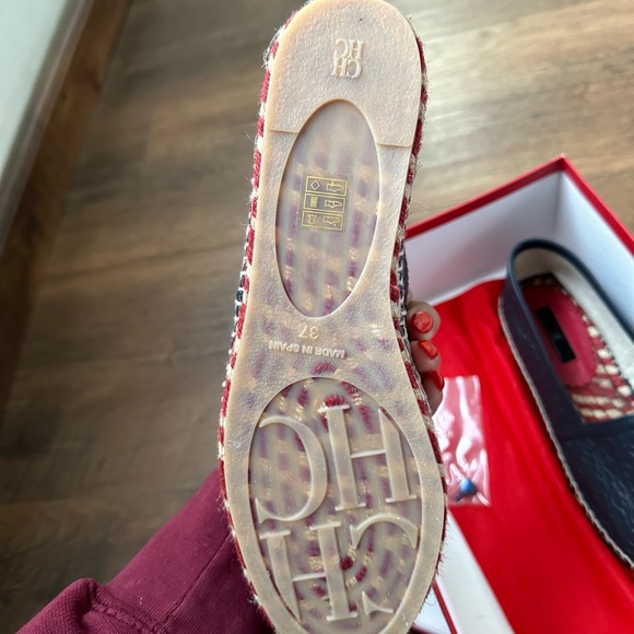 LEATHER ESPADRILLES CH Authentic ❤️ - Picture 5 of 9
